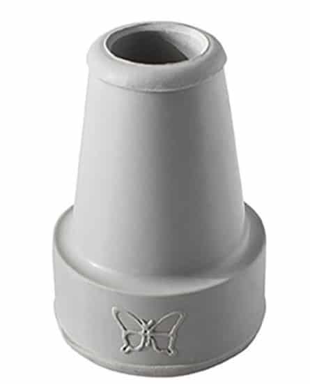 Kepinpääkumi harmaa kävelykepille ja kyynärsauvoille