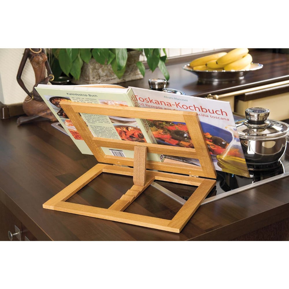 Lukuteline bambu suuri. Sopii käytettäväksi kirjoille, lehtisille ja nuoteille.