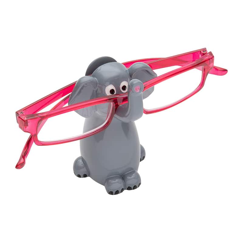 Silmalasiteline Animal norsu hauska lahja lukulasien käyttäjille.