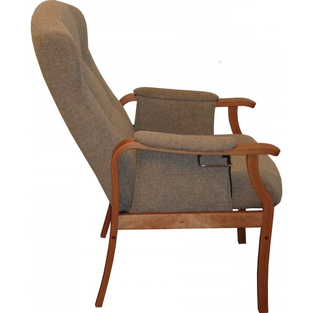 Pikku-Kippis nojatuoli on ryhdikäs ja tukeva tuoli istua. Mahdollisuus sopivaan istuinkorkeuteen ja muotoillut tyynyt takaavat hyvän istuma-asennon. Käsin säädettävä kaasujousimekanismi kallistaa selkää portaattomasti. Riittävän eteen tulevat käsinojat helpottavat tuolista nousemista. Tuoli on valmistettu EU:n alueella.