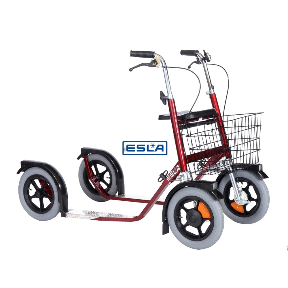 Esla punainen potkupyörä