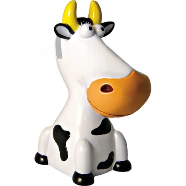 Eläinaiheinen silmälasiteline, lasit pysyvät tallessa lehmän nenänpäällä. Lahja hänelle, jolla on jo kaikkea.