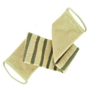 Pesu- ja hierontavyö puuvillasekoitetta