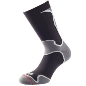 1000 mile fusion sport sock kaksikerrossukka, juoksusukka sisä- ja ulkoliikuntaan, ei rakkoja, väri musta