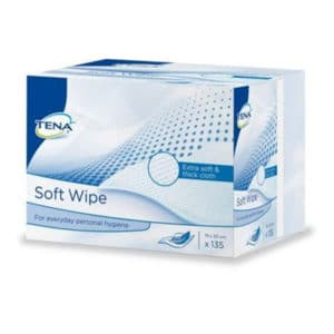 Pesulappu Tena Soft Wipe on helppokäyttöinen pesulappu kätevässä pakkauksessa. Sopii henkilölle jolle suihkussa käyminen on vaikeaa