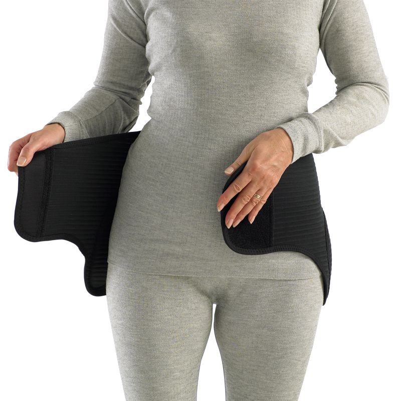 Safehip Active -lonkkasuojavyö miehille ja naisille laitetaan vaatteiden päälle