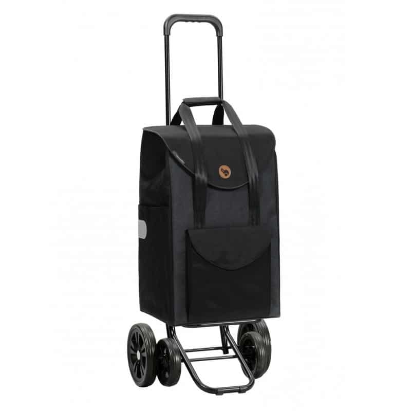 Ostoskärry nelipyöräinen Andersen kvartetti Senta musta