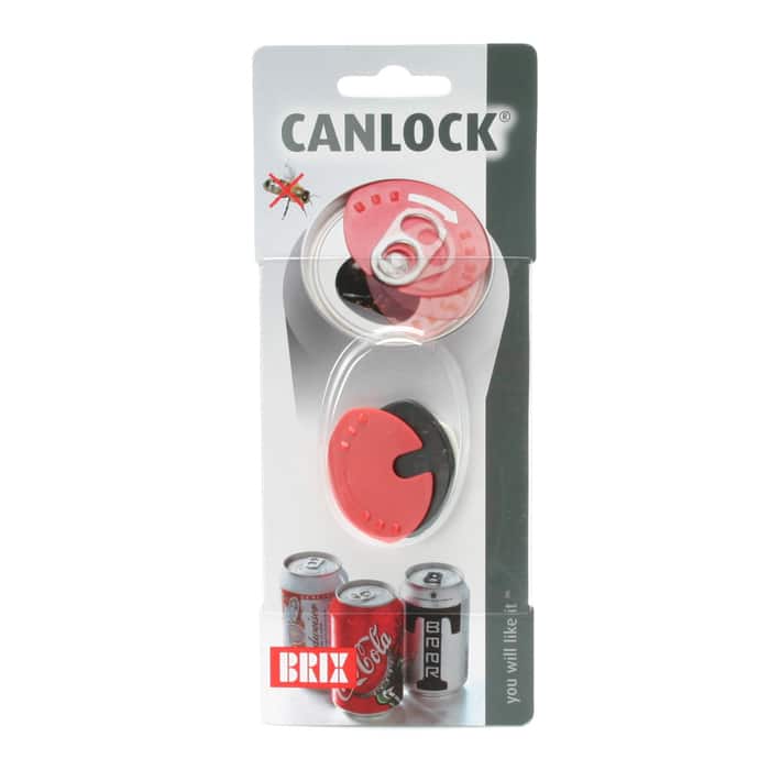 Minikansi olut- ja juomatölkeille Canlock pitää ampiaiset pois jumatölkeistä. 3 kpl paketissa: punainen, valkoinen ja musta kansi