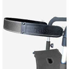 Selkätuki Let's Go Out rollaattoriin. Antaalisätukea, kun rollaattoria käytetään istumiseen