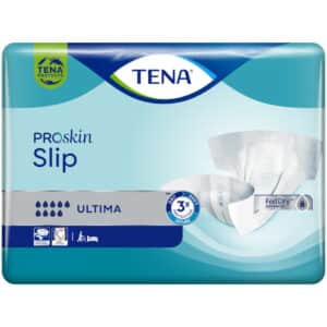 Vaippa aikuisille Tena Slip Ultima teippisuoja kuva tuotepakkauksesta