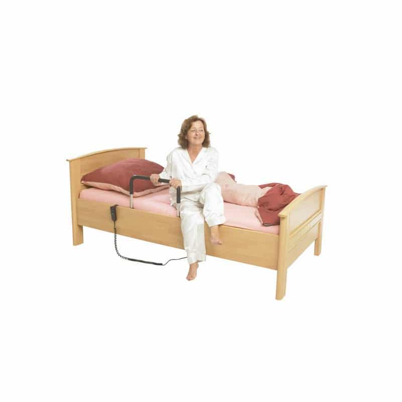 Nousutuki Frida sänkyyn. Helppo kiinniittää ja tukeva kahva auttavat nousemaan sängystä.