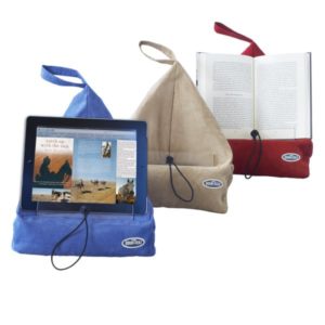 Kirjatyyny, kirjatuki, paditeline Bookseat kannattelee kirjaa puolestasi, niska ja käsivarret eivät kipeydy.