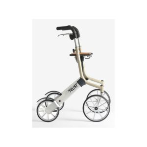 Rollaattori kävelyteline Let's Go Out on suunniteltu erityisesti ulkokäyttöön, mutta keveytensä, ketteryytensä ja pienen kokonsa ansiosta se sopii erinomaisesti käytettäväksi myös sisätiloissa. Väri beige