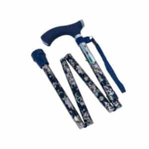 Kävelykeppi, joka on kokoontaitettava. Silikonikahva on miellyttävä kädessä. Tasapainon tueksi.