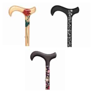 Kävelykeppi hiilikuitu kukkakuvio on kaikkein kevein ja kaunein kävelykeppi.