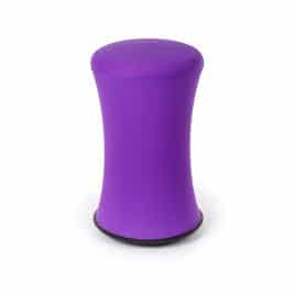 Aktiivituoli Stoo Flex violetti, jossa istuma-asento vaihteleekäyttäen eri lihasryhmiä.