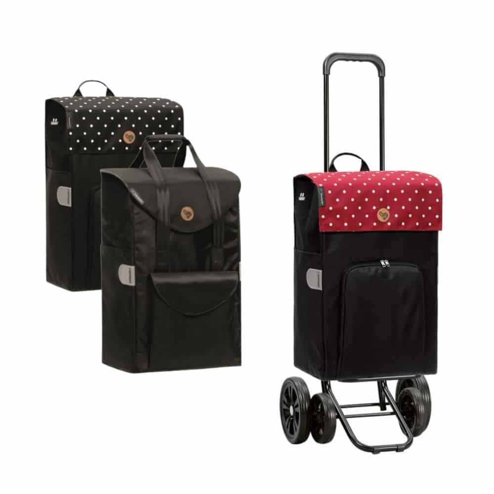 Ostoskärry Nelipyöräinen Andersen Kvartetti Ryhmäkuva