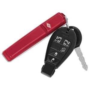 Suurennuslasi Avaimenperä Pocket auton avaimenperänä kätevästi aina mukana.