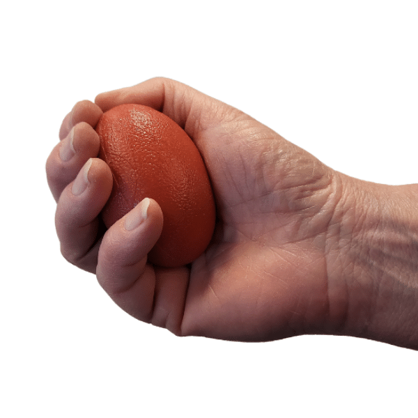 Käsiterapiamuna Ovalgel geelimuna keskivahva käden kuntoutukseen.