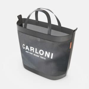 Korilaukku Lets Fly, Lets Go Out Lets Move rollaattoreille. Tyylikäs muovinen korilaukku.