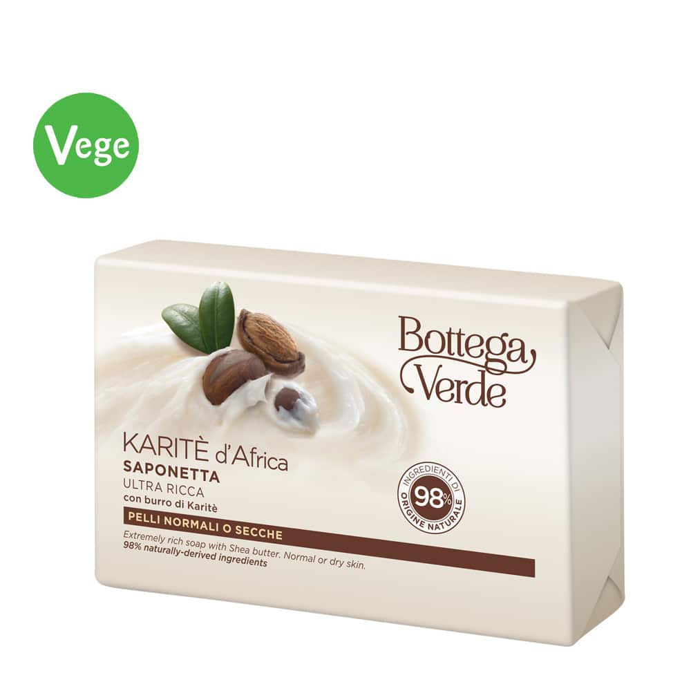 Palasaippua Bottega Verde hoitava Afrikan Karite.