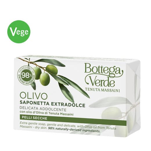 Palasaippua Bottega Verde hoitava oliivi.