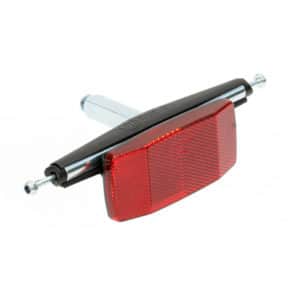 Kiinnityskappale ostoskärryn kahvaan, jolla se yhdistetään polkupyörän kiinnityskappaleeseen silloin kun ostoskärryä vedetään polkupyörän perässä.