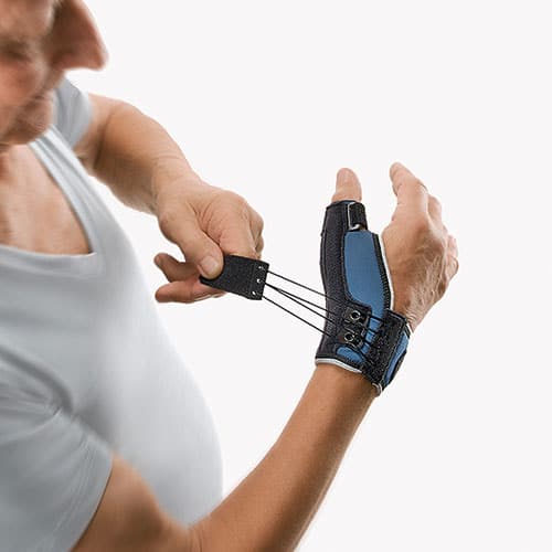 Peukalotuki Bort Generation. Pehmeä tuki peukalon tyvi- ja satulanivelen tukemiseen.