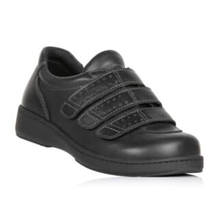 Kävelykenkä Aquitaine seniorikenkä leveä lestinen kävelykenkä miehille ja naisille.