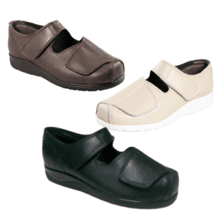 Seniorikenkä Pirka nappanahka umpikärki