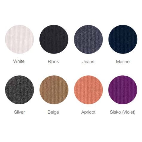 Tukisukat polvipituus Silk Support Venosan runsaasti värivaihtoehtoja.