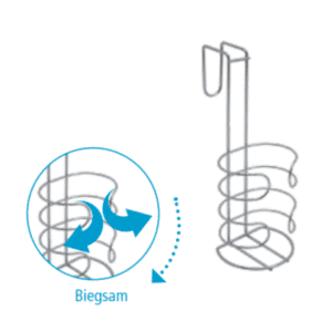 Teline sorsa virtsapullo kromattu on tarkoitettu virtsapullojen säilytykseen. Voi muovautumisen ansiosta säilyttää eri kokoisia pulloja.
