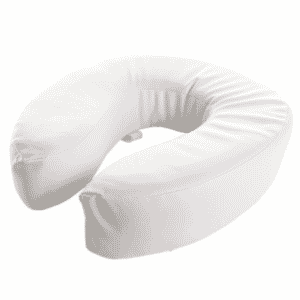 Wc-istuimen korottaja pehmeä 10cm tuo wc istuimeen lisä korkeutta ja on samalla mukava ja pehmeä istuttava.