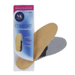 Ortopedinen tukipohjallinen nahkainen NK Comfort on tukeva, ergonominen sekä jalkojen hyvinvointia lisäävä pohjallinen...