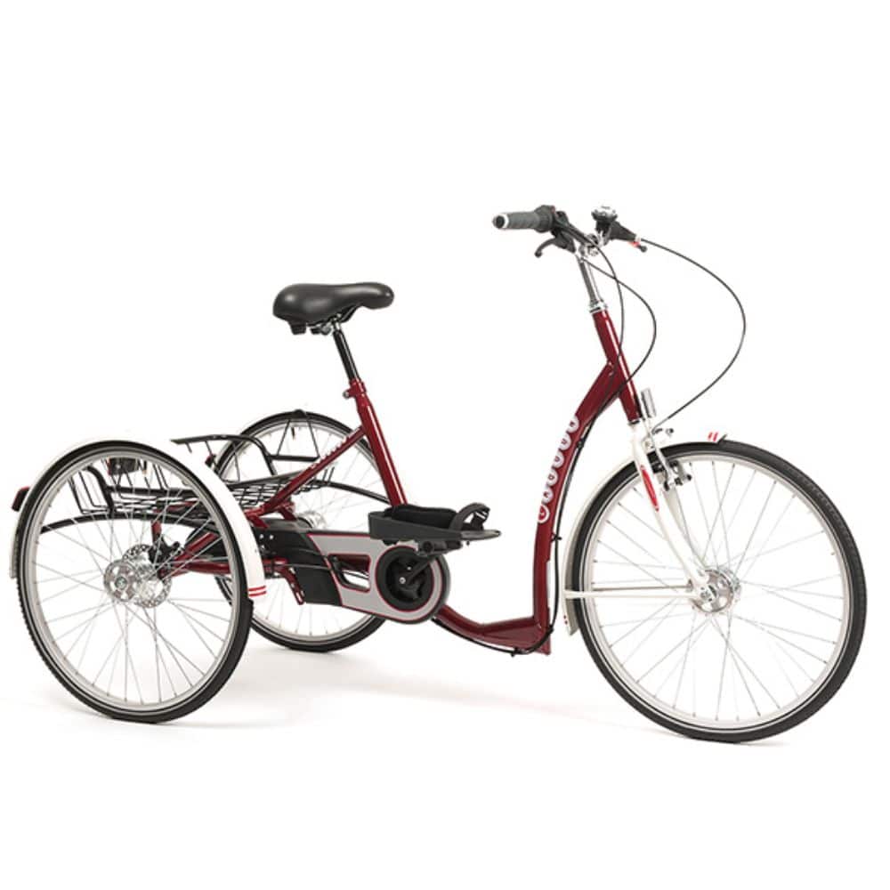 Kolmipyörä Lagoon 3-vaihteinen tuotekuva punainen