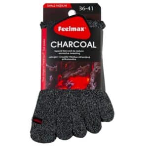 Varvassukka Charcoal jalkojen hikoilua vähentävä erikoissukka.
