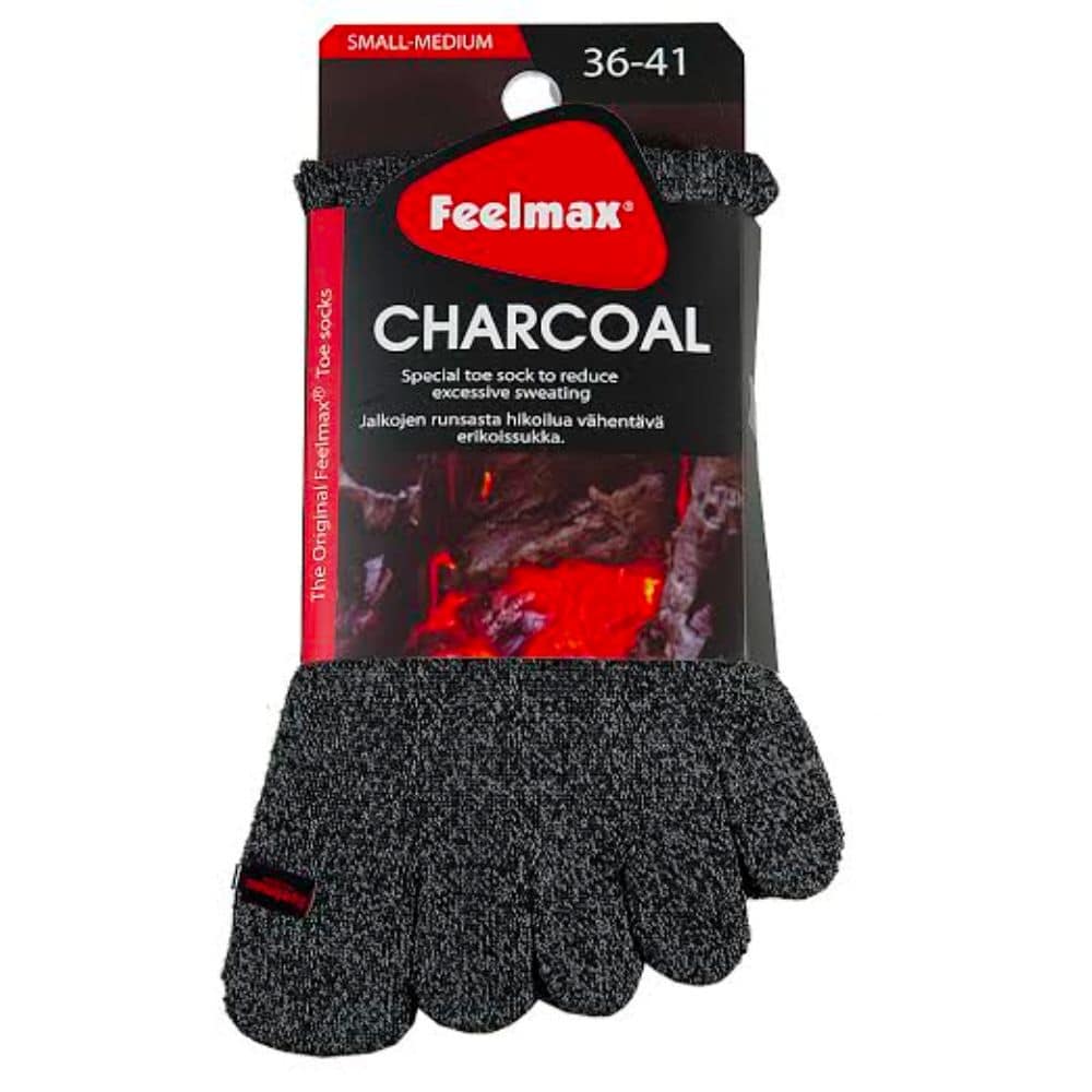 Varvassukka Charcoal jalkojen hikoilua vähentävä erikoissukka.