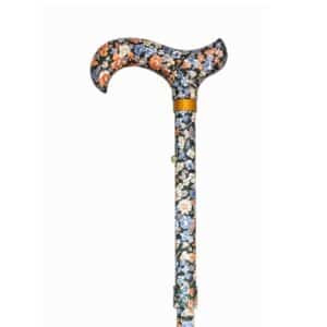 Kävelykeppi alumiini taitettava kukkaniitty siro on ihanan piristävä kävelykeppi, jota ei kannata piilotella.