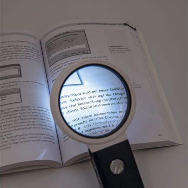 Suurennuslasi USB LED-valolla 2,5X hyvä valo ja suurennus