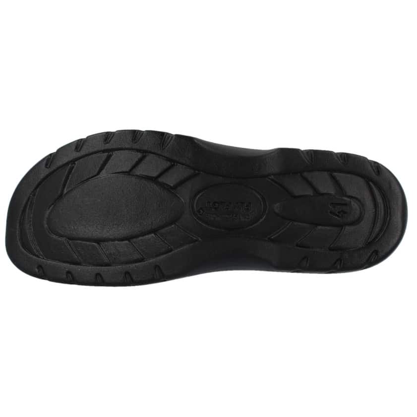 Aamutossu miehille huopapistokas Fly Flot pohja pitää eikä ole liukas.