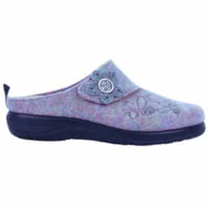 Aamutossu pistokas Fly Flot lila väri on helppo sujatuttaa jalkaan, pitävä pohja.