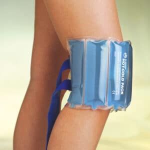 Kylmä-kuumageelituki polvelle tarrakiinnitys pysyy hyvin paikallaan koko 30x15cm