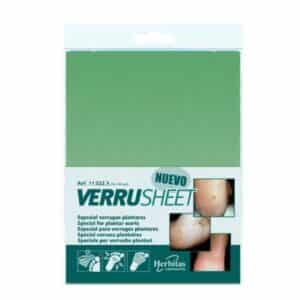 Hoitoarkki jalkapohjan syylille Verrusheet 15x20cm