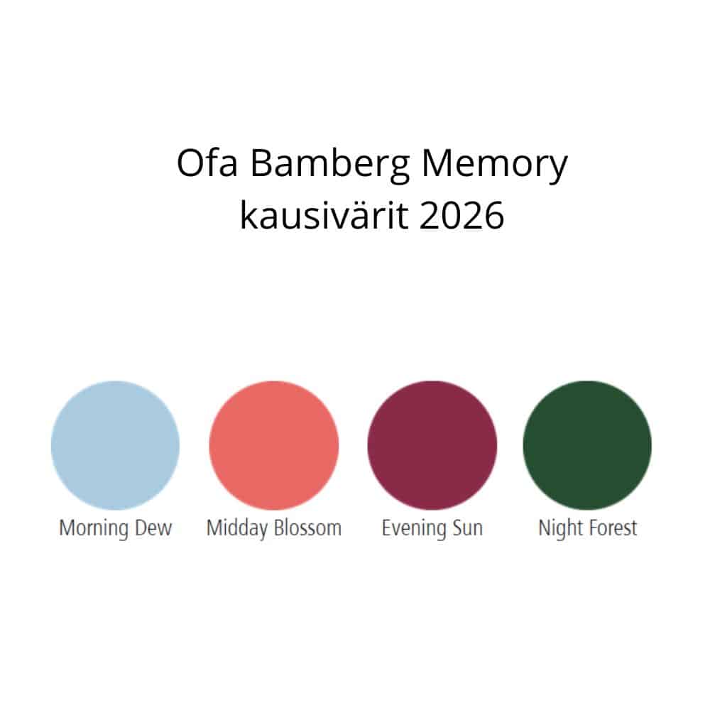 Ofa Bamberg Memory kausivärit 2026