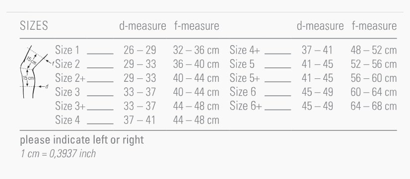 Bort mittataulukko stabilo polvituki